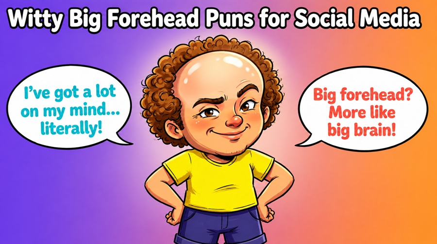 forehead jokes