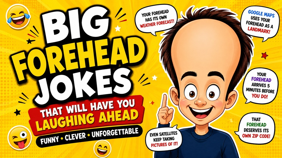 forehead jokes
