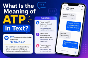 What Is the Meaning of ATP in Text?